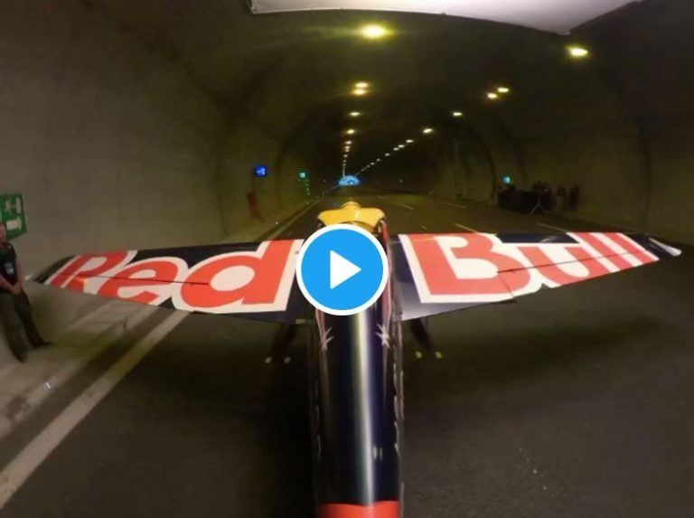Speechless! Video of Pilot Flying Plane Through Two Tunnels Goes Viral | WATCH